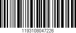 Código de barras (EAN, GTIN, SKU, ISBN): '1193108047226'