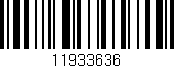 Código de barras (EAN, GTIN, SKU, ISBN): '11933636'