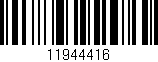 Código de barras (EAN, GTIN, SKU, ISBN): '11944416'