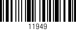 Código de barras (EAN, GTIN, SKU, ISBN): '11949'