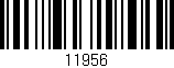 Código de barras (EAN, GTIN, SKU, ISBN): '11956'