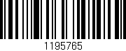 Código de barras (EAN, GTIN, SKU, ISBN): '1195765'