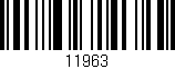 Código de barras (EAN, GTIN, SKU, ISBN): '11963'