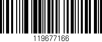 Código de barras (EAN, GTIN, SKU, ISBN): '119677166'