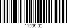Código de barras (EAN, GTIN, SKU, ISBN): '11969.02'