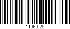 Código de barras (EAN, GTIN, SKU, ISBN): '11969.29'