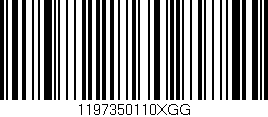 Código de barras (EAN, GTIN, SKU, ISBN): '1197350110XGG'