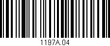 Código de barras (EAN, GTIN, SKU, ISBN): '1197A.04'
