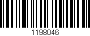 Código de barras (EAN, GTIN, SKU, ISBN): '1198046'