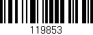 Código de barras (EAN, GTIN, SKU, ISBN): '119853'