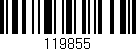 Código de barras (EAN, GTIN, SKU, ISBN): '119855'