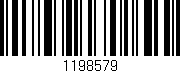 Código de barras (EAN, GTIN, SKU, ISBN): '1198579'