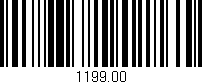Código de barras (EAN, GTIN, SKU, ISBN): '1199.00'