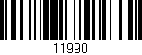 Código de barras (EAN, GTIN, SKU, ISBN): '11990'