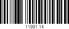 Código de barras (EAN, GTIN, SKU, ISBN): '11991.14'
