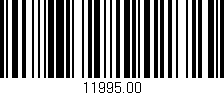 Código de barras (EAN, GTIN, SKU, ISBN): '11995.00'