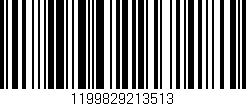Código de barras (EAN, GTIN, SKU, ISBN): '1199829213513'