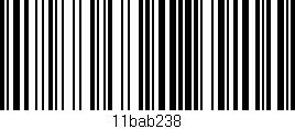 Código de barras (EAN, GTIN, SKU, ISBN): '11BAB238'