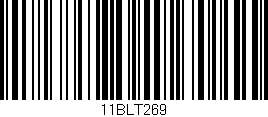 Código de barras (EAN, GTIN, SKU, ISBN): '11BLT269'