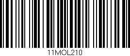 Código de barras (EAN, GTIN, SKU, ISBN): '11MOL210'