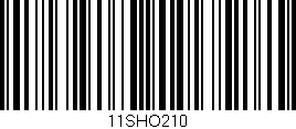 Código de barras (EAN, GTIN, SKU, ISBN): '11SHO210'