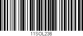 Código de barras (EAN, GTIN, SKU, ISBN): '11SOL236'