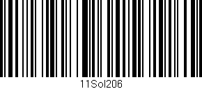 Código de barras (EAN, GTIN, SKU, ISBN): '11Sol206'