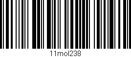 Código de barras (EAN, GTIN, SKU, ISBN): '11mol238'