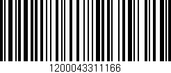 Código de barras (EAN, GTIN, SKU, ISBN): '1200043311166'