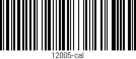 Código de barras (EAN, GTIN, SKU, ISBN): '12005-cal'