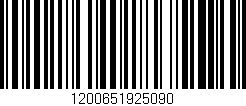 Código de barras (EAN, GTIN, SKU, ISBN): '1200651925090'
