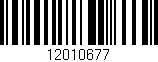 Código de barras (EAN, GTIN, SKU, ISBN): '12010677'