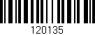 Código de barras (EAN, GTIN, SKU, ISBN): '120135'