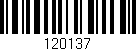 Código de barras (EAN, GTIN, SKU, ISBN): '120137'