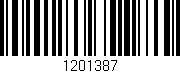 Código de barras (EAN, GTIN, SKU, ISBN): '1201387'