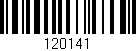 Código de barras (EAN, GTIN, SKU, ISBN): '120141'