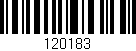 Código de barras (EAN, GTIN, SKU, ISBN): '120183'