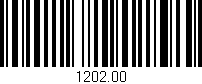 Código de barras (EAN, GTIN, SKU, ISBN): '1202.00'