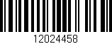 Código de barras (EAN, GTIN, SKU, ISBN): '12024458'
