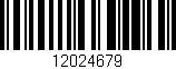 Código de barras (EAN, GTIN, SKU, ISBN): '12024679'