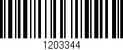 Código de barras (EAN, GTIN, SKU, ISBN): '1203344'