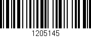 Código de barras (EAN, GTIN, SKU, ISBN): '1205145'