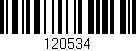 Código de barras (EAN, GTIN, SKU, ISBN): '120534'
