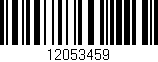 Código de barras (EAN, GTIN, SKU, ISBN): '12053459'