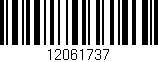 Código de barras (EAN, GTIN, SKU, ISBN): '12061737'