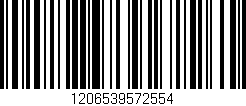 Código de barras (EAN, GTIN, SKU, ISBN): '1206539572554'