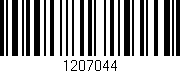 Código de barras (EAN, GTIN, SKU, ISBN): '1207044'