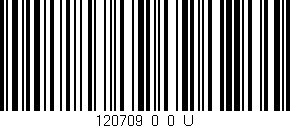 Código de barras (EAN, GTIN, SKU, ISBN): '120709_0_0_U'