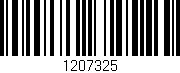 Código de barras (EAN, GTIN, SKU, ISBN): '1207325'