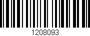 Código de barras (EAN, GTIN, SKU, ISBN): '1208093'